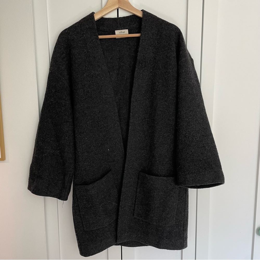 Wilfred coat/cardigan. Size S (fits oversized)